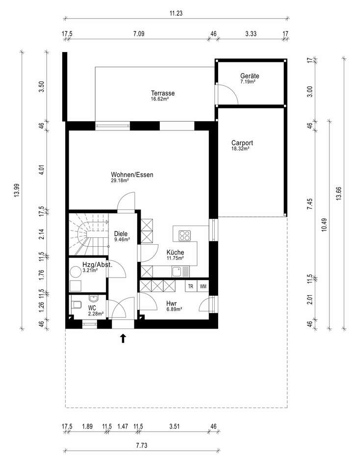 Grundriss Erdgeschoss