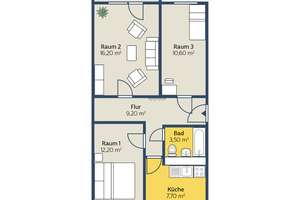 Wohnung in Leipzig – Kreuzstr. 50, 4315 Neustadt-Neuschönefeld, Leipzig – Vorschaubild 2