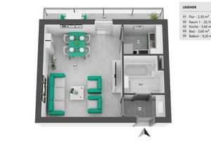 Ideale Einsteigerimmobilie – vermietete Citywohnung in Top-Lage – Karlsruhe – Vorschaubild 15