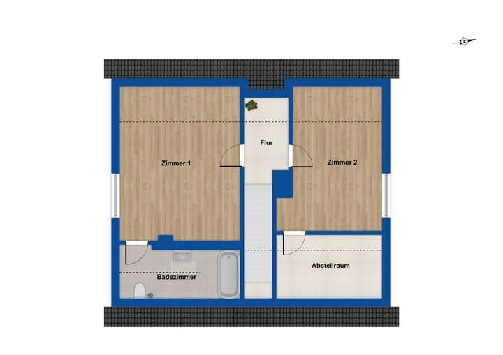 Grundriss Obergeschoss