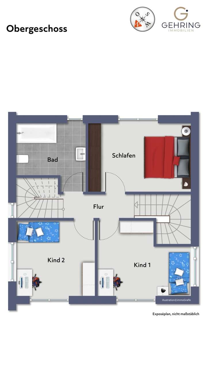 Grundriss Obergeschoss