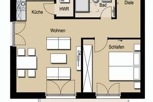 Modern, großzügig und sofort verfügbar: 2-Zi.-Wohnung in Wiesbaden-Biebrich – Rudolf-Dyckerhoff-Straße 3b, 65203 Biebrich, Wiesbaden – Vorschaubild 9