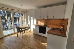 Helle und ruhige 1-Zimmer Wohnung mit großem Balkon, möbliert, neue EBK in top Lage Altbogenhausen – Die vollständige Adresse der Immobilie erhältst du vom Anbieter., 81675 Altbogenhausen, München – Vorschaubild 5