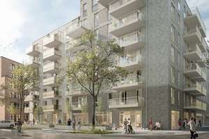 Erstbezug 2-Zimmer-Wohnung mit Balkon und Einbauküche in Hamburg-Rothenburgsort