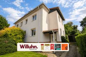 Charmante Doppelhaushälfte mit ruhigem Garten, Terrasse und Garage - Gäste-WC - vollunterkellert