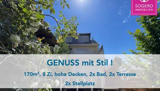 Bild von Gross, grün, stilvoll - 8 Zimmer, 2 Bäder u. Fenster neu, Terrassen