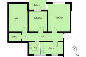 Schöne 3-Zimmer Wohnung mit Aussicht in Hohenlimburg-Reh! – Alte Heerstr. 20, 58119 Hohenlimburg (Ortsteil), Hagen – Vorschaubild 8