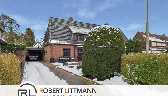 Bild von Gepflegte Doppelhaushälfte mit großem Garten und Stellplatz in Grolland