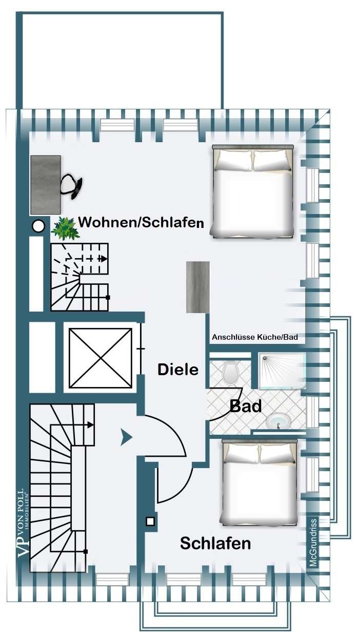 Dachgeschoss Variante II