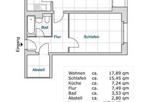 Schöne 2-Raumwohnung mit Balkon sucht neue Mieter! – Rottwerndorfer Str. 3, 1257 Leuben (Stadtteil), Dresden – Vorschaubild 2