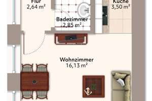 Gemütliche 2-Zimmer-Wohnung in Elbnähe – 39114 Werder, Magdeburg – Vorschaubild 9
