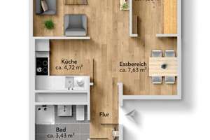 Einziehen & wohlfühlen: 3-Zimmerwohnung mit neuer EBK – Wenzel-Verner-Straße 17, 9120 Helbersdorf, Chemnitz – Vorschaubild 11