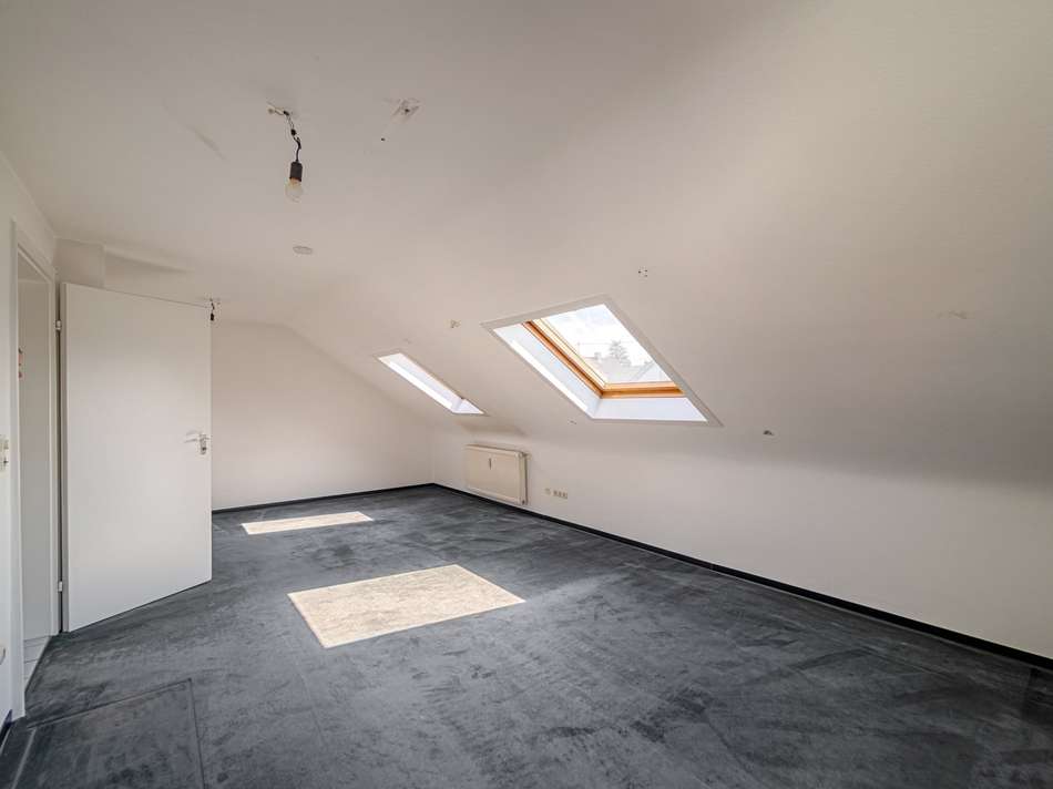 Wohnzimmer im Dachgeschoss