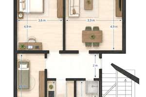 Modern renovierte 3-Zimmer-Wohnung mit großzügigem Balkon in ruhiger Lage in Forstenried – Die vollständige Adresse der Immobilie erhältst du vom Anbieter., 81475 Fürstenried-West, München – Vorschaubild 9