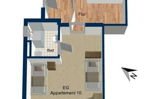 Seniorenappartement im Pflege- & Wohnzentrum „MAX“ am Rennweg,Nbg - für Kapital u. Eigenbedarf – Die vollständige Adresse der Immobilie erhältst du vom Anbieter., 90489 Wöhrd, Nürnberg – Vorschaubild 10