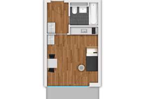 ALL IN!!! TOP 1-Zimmer Apartment in Schwabing!!! – Leopoldstraße 206, 80804 Neufreimann, München – Vorschaubild 8