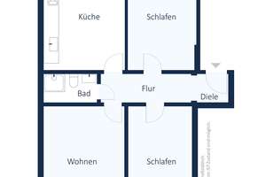 Mörsenbroich: Charmante Altbauwohnung mit Balkon – 40470 Mörsenbroich, Düsseldorf – Vorschaubild 14