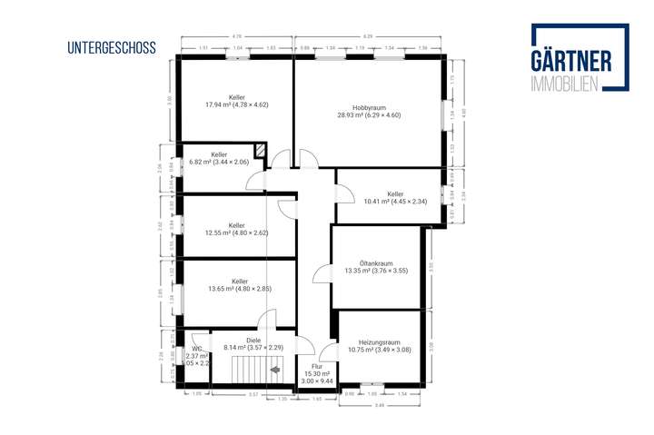Grundriss Untergeschoss