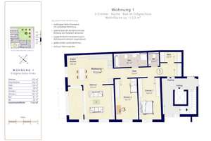 Moderne 3-Zi.-Erdgeschosswohnung mit Einbauküche, 112,3 qm, in KA-Neureut ab 01.08.2026 verfügbar – Teutschneureuterstr. 30b, 76149 Neureut, Karlsruhe – Vorschaubild 2