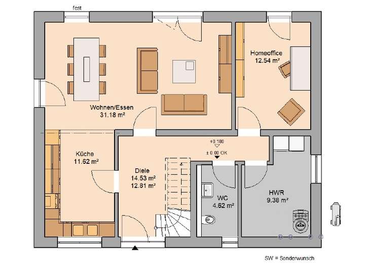 Grundriss Erdgeschoss
