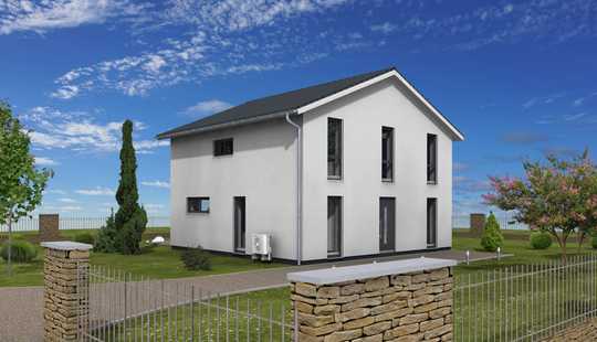 Bild von Massives Einfamilienhaus in Fertigbauweise mit Keller von EinsteinHaus.