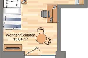 1-Zimmer-Wohnung in der Bremen-Überseestadt ab sofort verfügbar – Am Kaffee Quartier 21, 28217 Überseestadt, Bremen – Vorschaubild 8