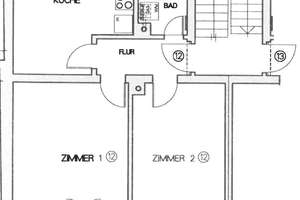 Vermietete 2-Zi. Wohnung im 2.OG re. mit Südost Balkon in der Wiehre - Provisionsfrei – 79100 Unterwiehre-Nord, Freiburg im Breisgau – Vorschaubild 3