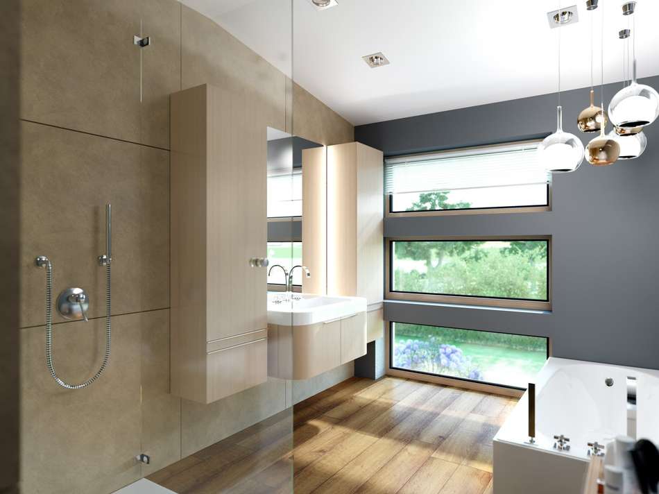 Modernes Wellness-Ambiente