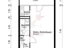 IMMOBILIEN SCHNEIDER - Neuperlach - schönes 1 Zimmer Apartment im DG – Die vollständige Adresse der Immobilie erhältst du vom Anbieter., 81737 Neuperlach, München – Vorschaubild 16