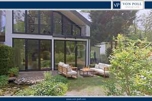 Modernes Design mit Bootssteg - Stylisches Reihenendhaus am kleinen Wannsee – Berlin – Vorschaubild 1