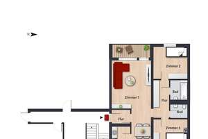 Zuhause für Jung und Alt in modernisierter Wohnanlage// DG rechts – Eisenacher Str. 47, 38444 Westhagen, Wolfsburg – Vorschaubild 13