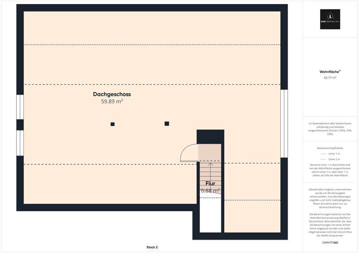 Grundriss Dachgeschoss