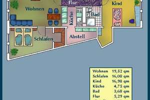 Interessant geschnittene 3-Zimmer-Wohnung! (WBS) – Albertstr. 16, 1097 Innere Neustadt, Dresden – Vorschaubild 2