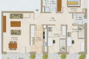 Sonnige  4-Zimmer-Wohnung in München-Solln – Kurzbauerstraße 10, 81479 Solln, München – Vorschaubild 8