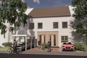 Reihenmittelhaus mit Keller, KfW 40, Mit PV Anlage, Wärmepumpe, mit Grundstück zum Festpreis – Neufelder Str. 14, 51067 Köln – Vorschaubild 1