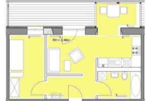Nette Nachbarn gesucht: ansprechende 2-Zimmer-Wohnung mit Balkon! – Eisenstädter Weg 5, 1279 Laubegast, Dresden – Vorschaubild 2