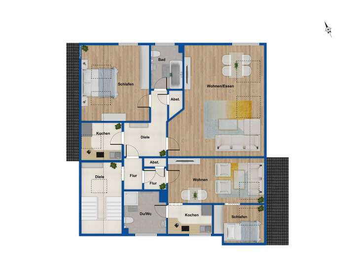 Grundriss Dachgeschoss