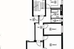 Attraktive 3- Zimmer Altbauwohnung mit Balkon, Fahrstuhl und EBK in Stgt.-West zum Kauf ! – Die vollständige Adresse der Immobilie erhältst du vom Anbieter., 70174 Relenberg, Stuttgart – Vorschaubild 9