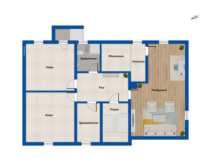 Grundriss Kellergeschoss