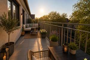 Exklusive 3-Zimmer-Wohnung mit zwei großzügigen Terrassen !