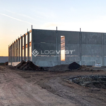 Projektierter Neubau einer Lager- und Logistikhalle mit Gleisanschluss!