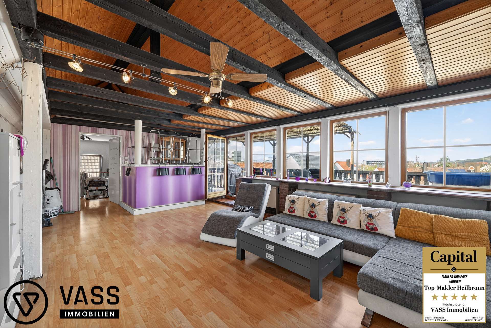 Attraktive Chance: 5-Zimmer-Wohnung mit Entwicklungspotenzial am Bildungscampus Heilbronn, Heilbronn – Bild 2