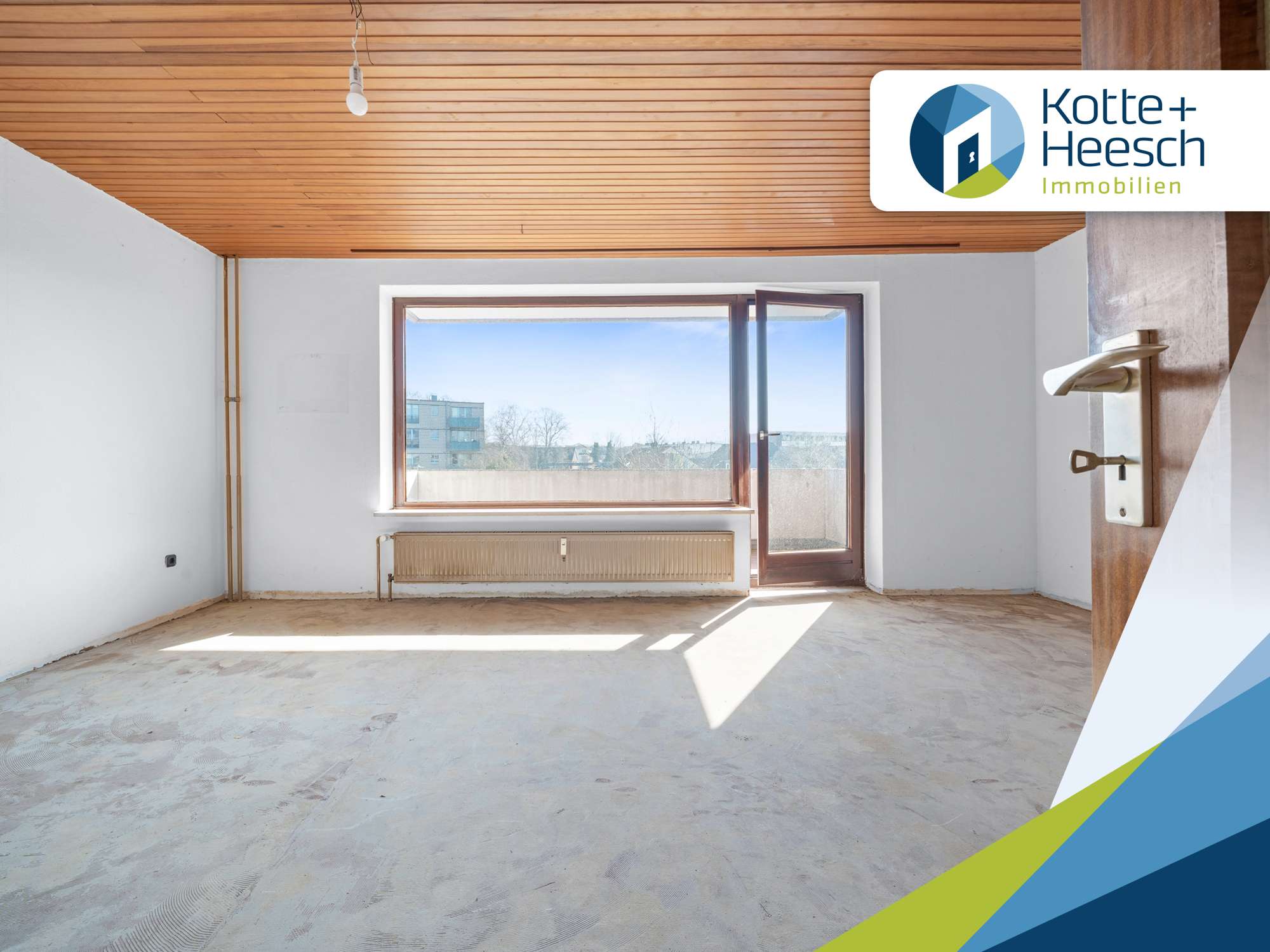 Freies 1-Zimmer-Appartement mit Balkon in beliebter Lage von Wittorf, Neumünster – Bild 1