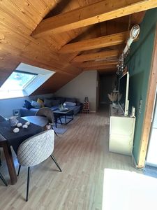 Dachgeschosswohnung mit Blick auf die Fulda