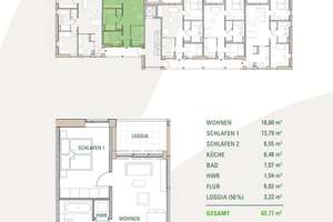 SCHWIND IMMOBILIEN - "Das Lapinou" - exklusive 3-Zmmer-Neubau-Eigentumswohnung im Ludwigshöhviertel – Die vollständige Adresse der Immobilie erhältst du vom Anbieter., 64285 Bessungen, Darmstadt – Vorschaubild 12