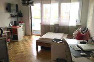 Schöne, geräumige Einzimmer Wohnung in Augsburg mit Balkon- direkt an der Hochschule – Baumgartnerstraße 27, 86161 Bahnhofs-, Bismarckviertel, Augsburg – Vorschaubild 4