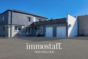 WOHNEN & ARBEITEN! Haus mit zwei Wohneinheiten + Büro/Produktion im Gewerbe- & Industriegebiet.
