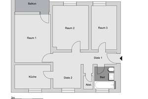 3-Zimmer-Wohnung in Koblenz Horchheimer Höhe – Horchheimer Höhe 7, 56076 Horchheimer Höhe, Koblenz – Vorschaubild 3