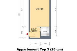 Ruhige, helle Appartements / 4 km bis Mensa II / 7 km zum Schloss / 3 km bis BAB – Die vollständige Adresse der Immobilie erhältst du vom Anbieter., 48161 Nienberge, Münster – Vorschaubild 14