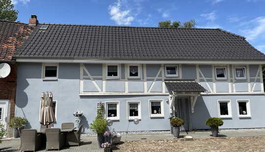 Bild von Ehemalige Hofanlage mit sanierten Wohnhaus, gut geeignet für Pferdehaltung